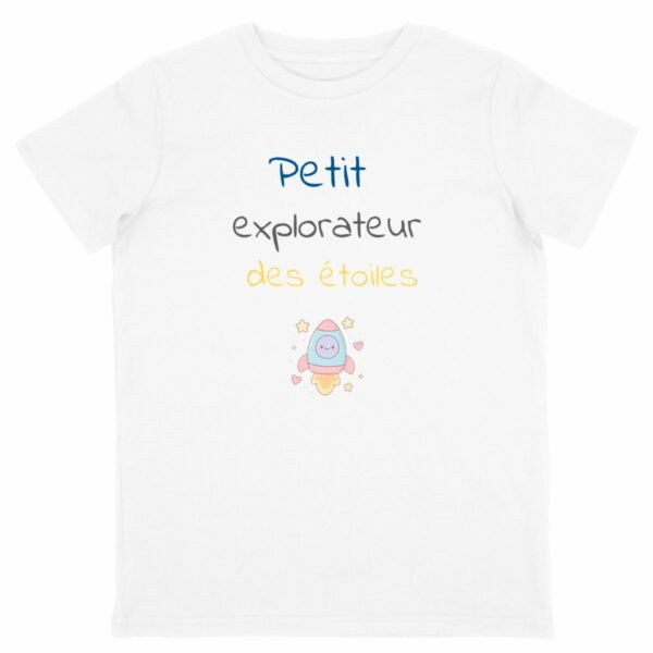 T-shirt Enfant Léger- Fusée Étoilée