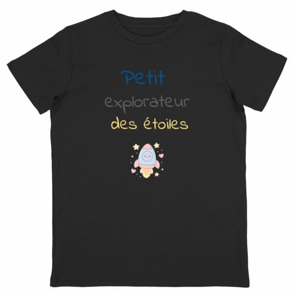 T-shirt Enfant Léger- Fusée Étoilée