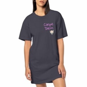 Robe T-shirt Vintage Femme - Carpe Diem