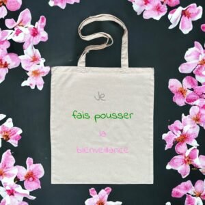Totebag léger - Je fais pousser la bienveillance
