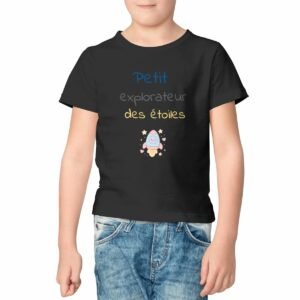 T-shirt Enfant Léger- Fusée Étoilée