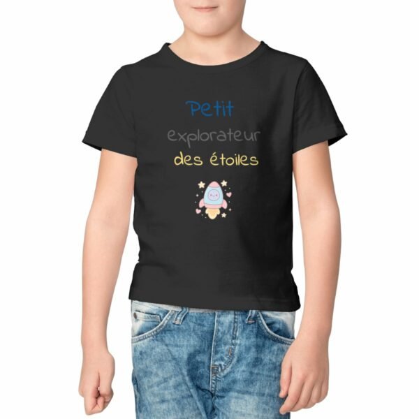 T-shirt Enfant Léger- Fusée Étoilée