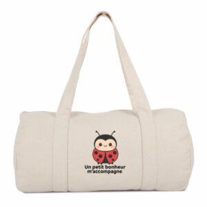 Sac Polochon - Un petit bonheur m'accompagne