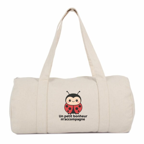 Sac Polochon - Un petit bonheur m'accompagne