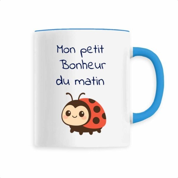 Mug céramique Coccinelle - Mon petit Bonheur du matin