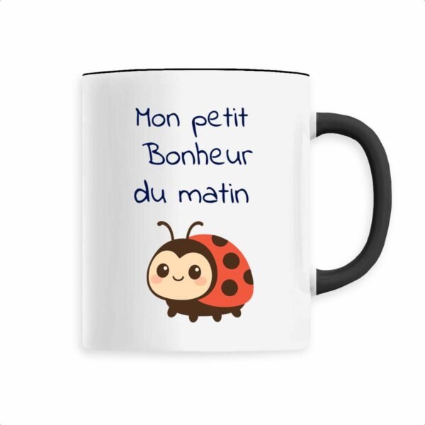 Mug céramique Coccinelle - Mon petit Bonheur du matin