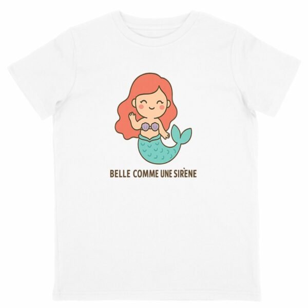 T-shirt Enfant Léger - Belle comme une sirène