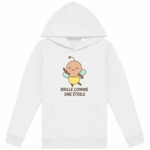 Sweat à capuche Léger Enfant - Brille comme une étoile