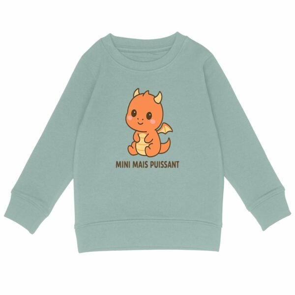Sweat-shirt Léger Enfant : Dragon - Mini mais puissant