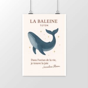 Poster vertical - La Baleine Totem