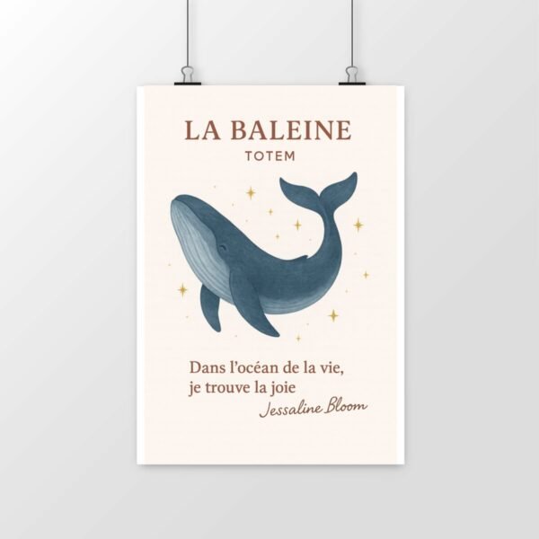 Poster vertical - La Baleine Totem