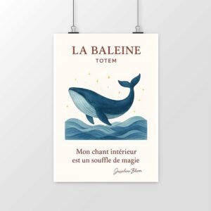Poster vertical - La Baleine Totem