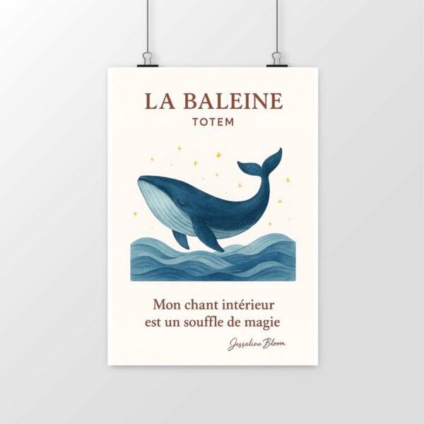 Poster vertical - La Baleine Totem