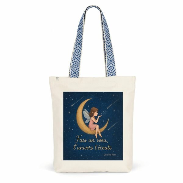 Totebag ethnique - Fais un voeu, l'univers técoute
