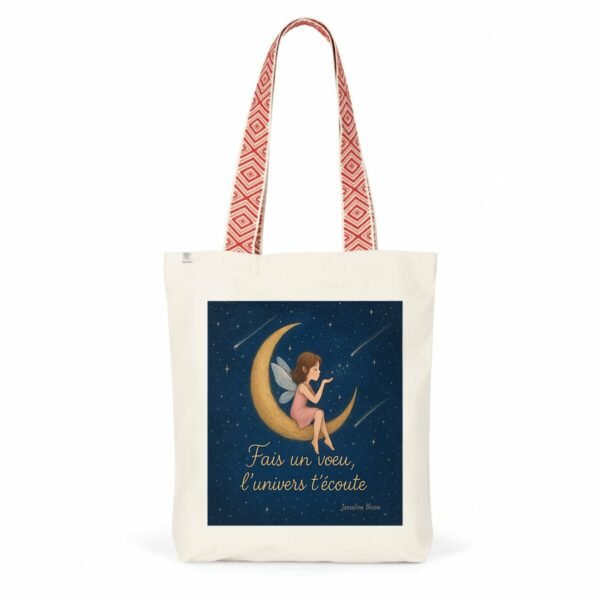 Totebag ethnique - Fais un voeu, l'univers técoute