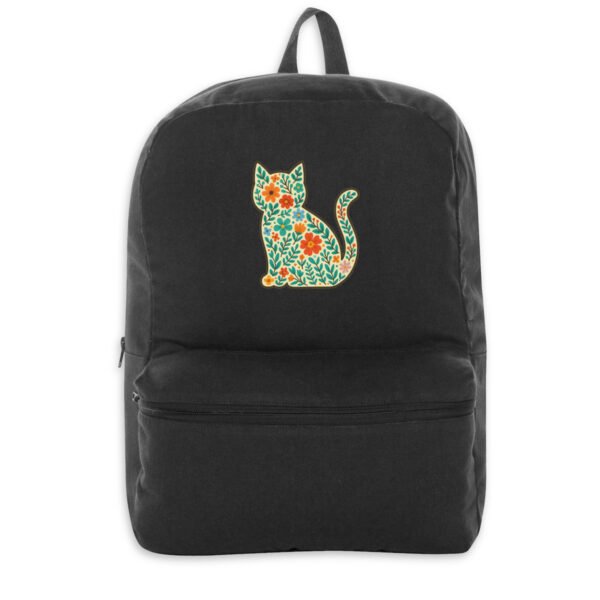 Sac à dos 100 % recyclé avec chaton floral