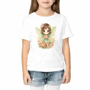 T-shirt Enfant Léger - Fée du Printemps Aquarelle