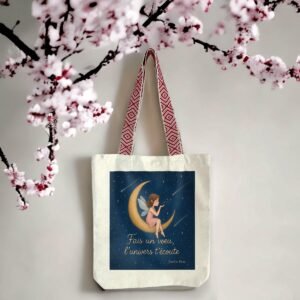 Totebag ethnique - Fais un voeu, l'univers técoute